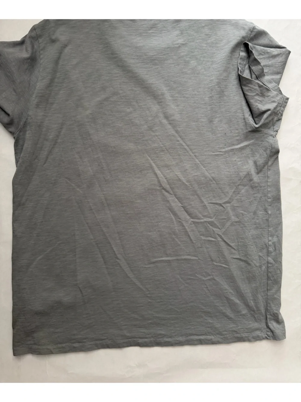 J Crew GARMENT-DYED SLUB COTTON XXL men’s gray short sleeve T Shirt